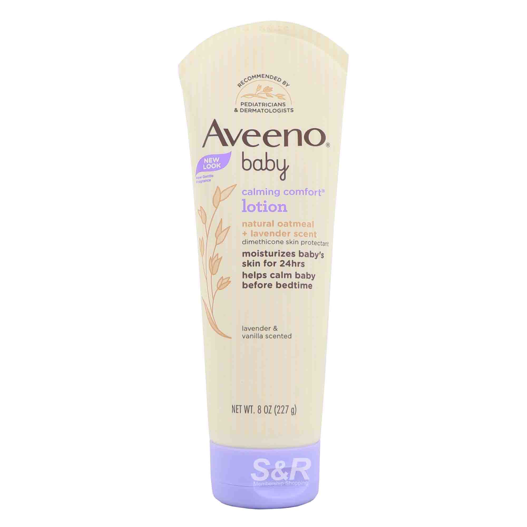 Aveeno Baby Calming Comfort Lotion with Lavander and Vanilla Scent 227g